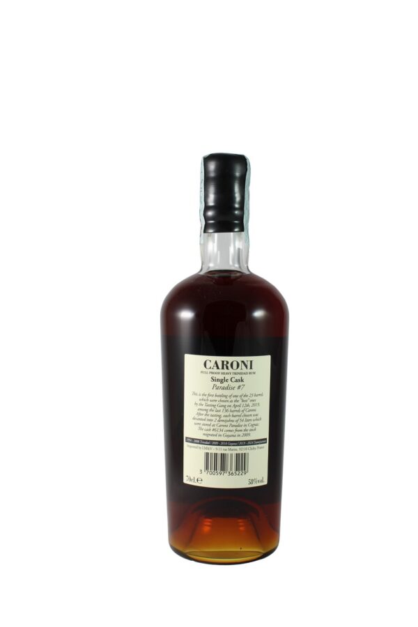 CARONI PARADISE #7 1994 CASK 6134 58% – 70cl” - Image 2