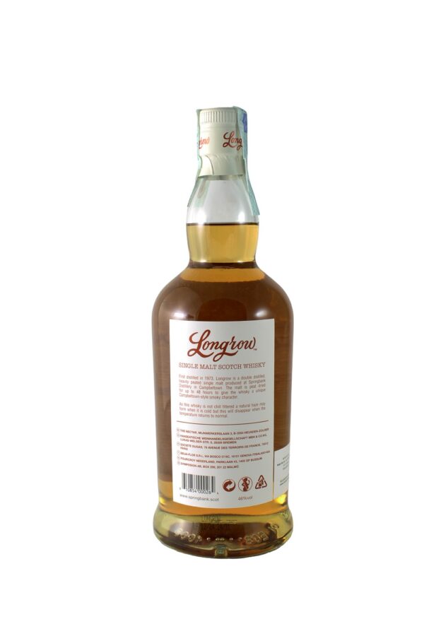 LONGROW PEATED SIGLE MALT 70CL - 46% - Image 2