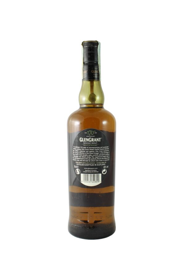 GLEN GRANT 170TH ANNIVERSARY YEAR 70cl 46% - Image 2