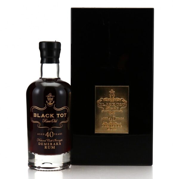 BLACK TOT 1975  40 YEARS DEMERARA RUM