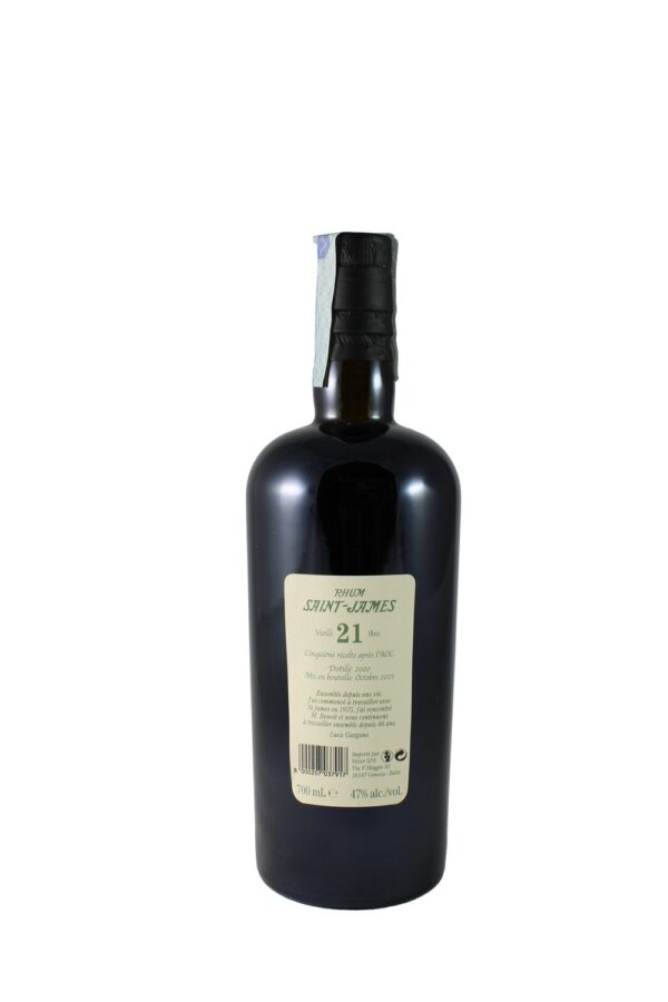 SAINT JAMES 2000 21 VELIER SELECTION 70CL - 47% - immagine 2