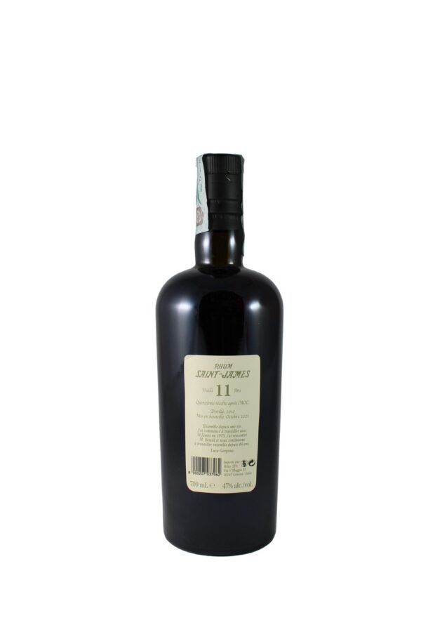 SAINT JAMES 2010 11 VELIER SELECTION 70CL - 47% – Image 2